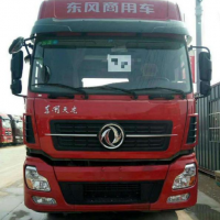 二手出售東風天龍雙驅高欄.標箱.高低板半掛卡車
