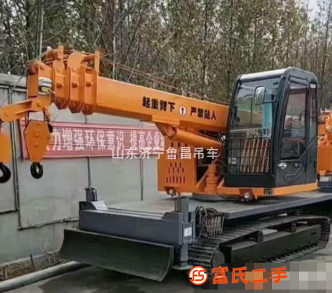 轉讓鑫達吊車 山東億宏機械 12噸履帶吊 船吊