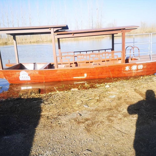 鋁合金仿木質傳統結構搖櫓船