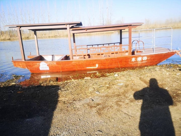 鋁合金仿木質(zhì)傳統(tǒng)結構搖櫓船